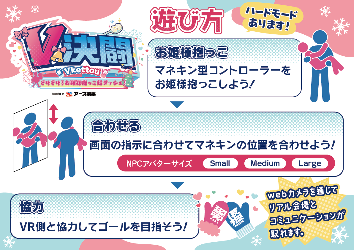 V決闘 どけどけ！お姫様抱っこ超ダッシュ！ | VketReal 2025 Winter